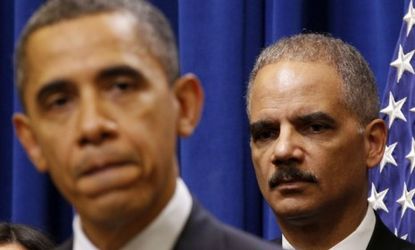 Attorney General Eric Holder and Obama
