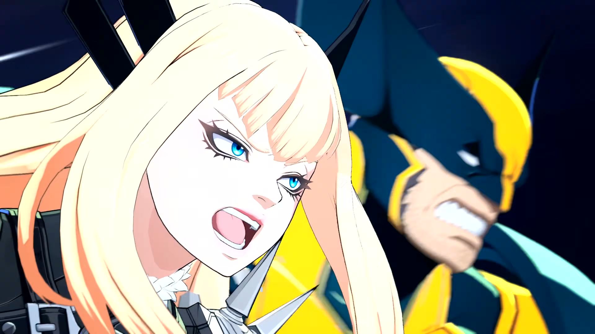 Magik and Wolverine charge into a fight
