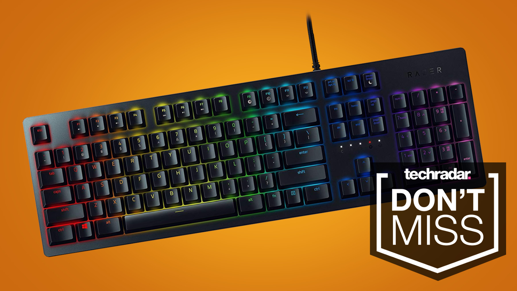 Hurry, there's 40% off the laser-powered Razer Huntsman keyboard while stocks last