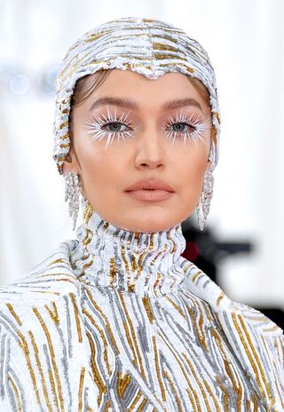 Gigi Hadid attends The 2019 Met Gala Celebrating Camp: Notes on Fashion at Metropolitan Museum of Art on May 06, 2019 in New York City