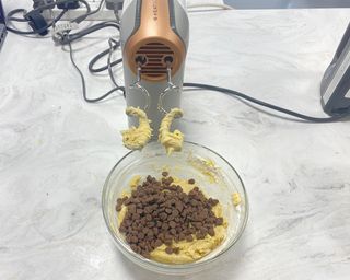 Image of Oster HeatSoft Mixer during cookie dough test
