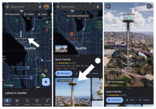 Activating and using Immersive View in Google Maps
