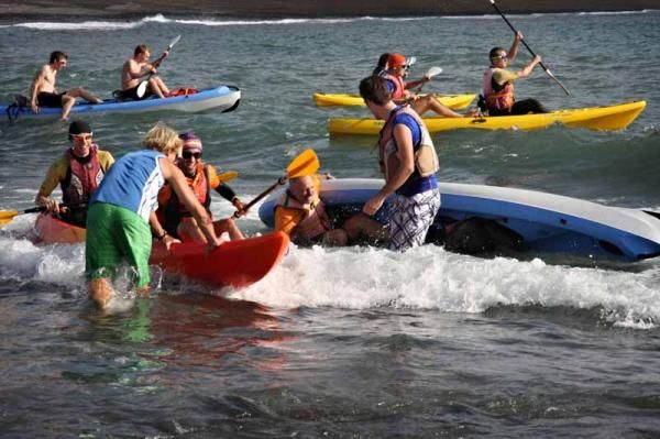 The Rabobank riders hit the water for some R&amp;R