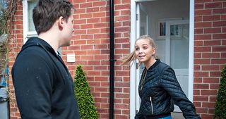 Too late! Lachlan has trashed Bailey's home and had fun smashing crockery! Belle's fuming but as she goes inside to survey the carnage there's a noise at the front door...