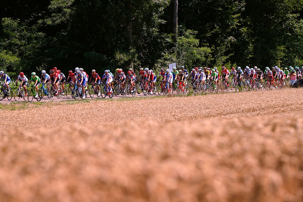 Scenery along the route of stage 6 at the Tour de France