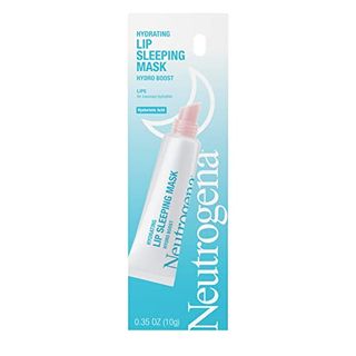 Neutrogena Hydro Boost Hydrating Lip Sleeping Mask with Hyaluronic Acid, Clear Overnight and Daily Moisturizing Treatment for Very Dry Lips, Fragrance Free Squeeze Tube Lip Balm, 0.35 oz