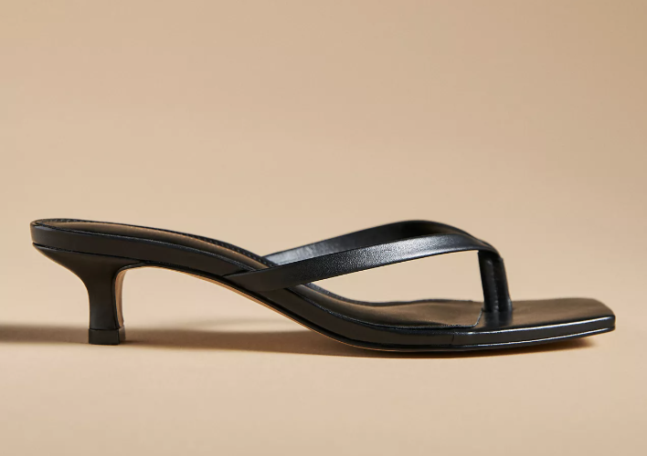 By Anthropologie, Thong Kitten Heels