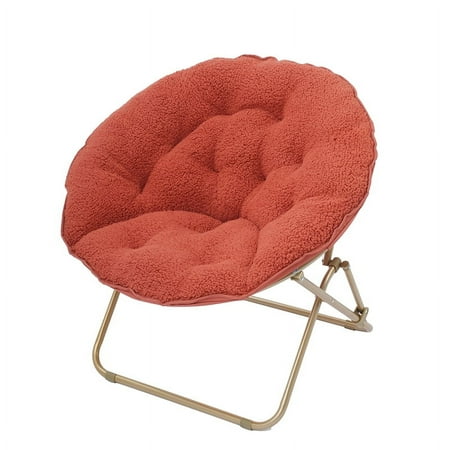Mainstays Steel Padded Folding & Stacking Chairs, Red Canyon
