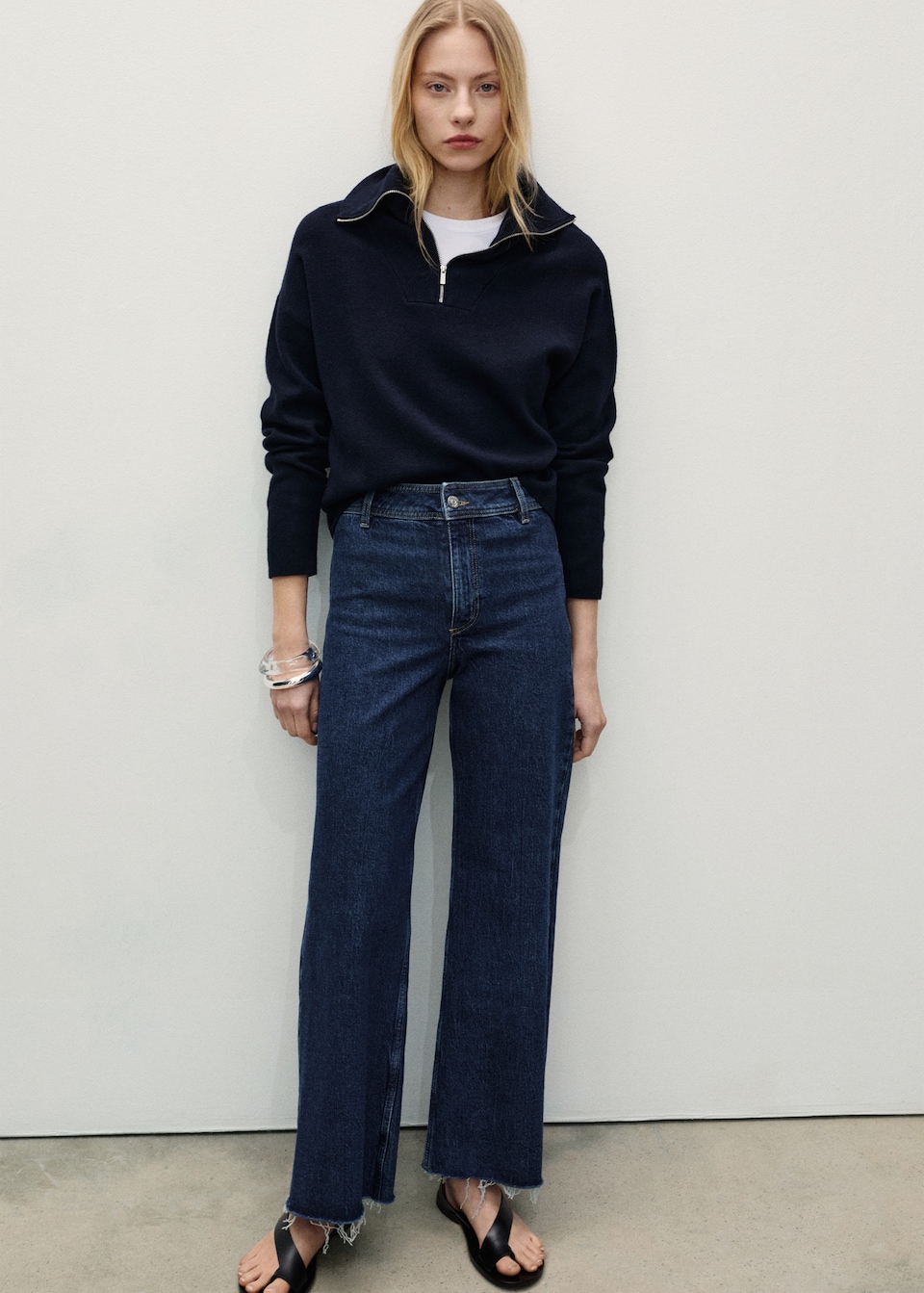 Mango, Catherin Culotte High-Rise Jeans 