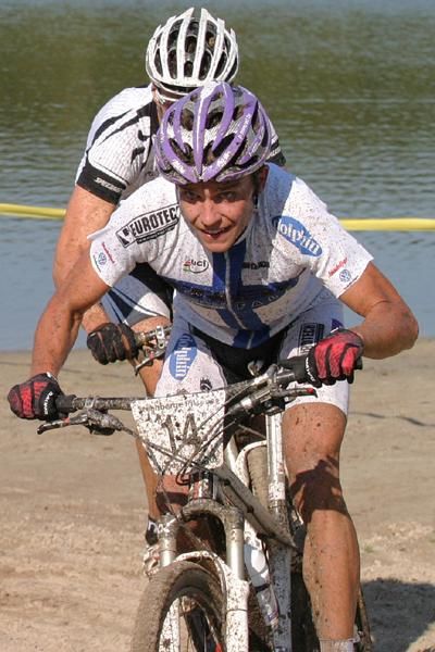Jukaa Vastaranta (Trek) races in Gieten