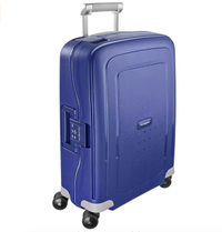 Blue S'Cure suitcase, was £175, now £116.74