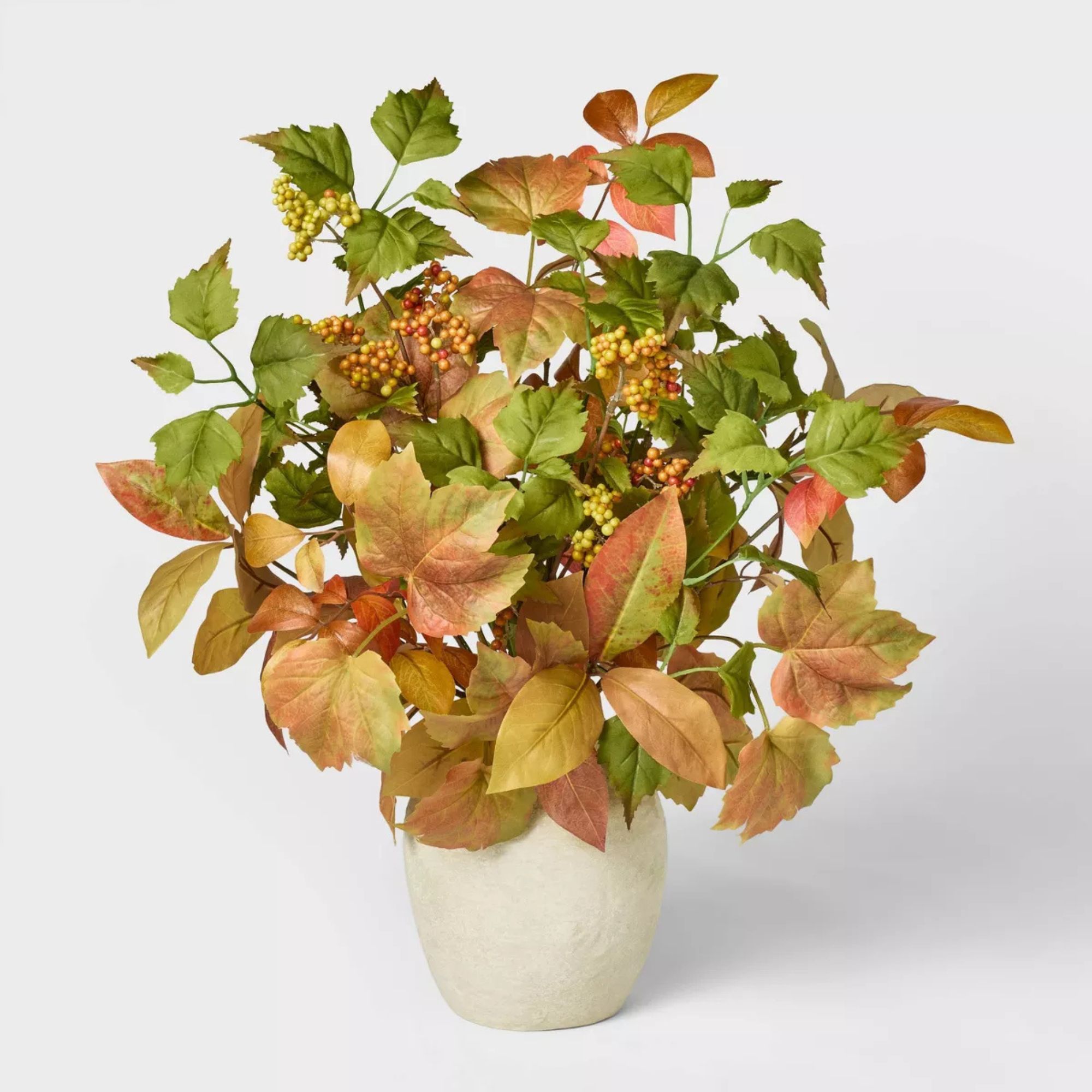 18&quot; Fall Artificial Leaf Arrangement