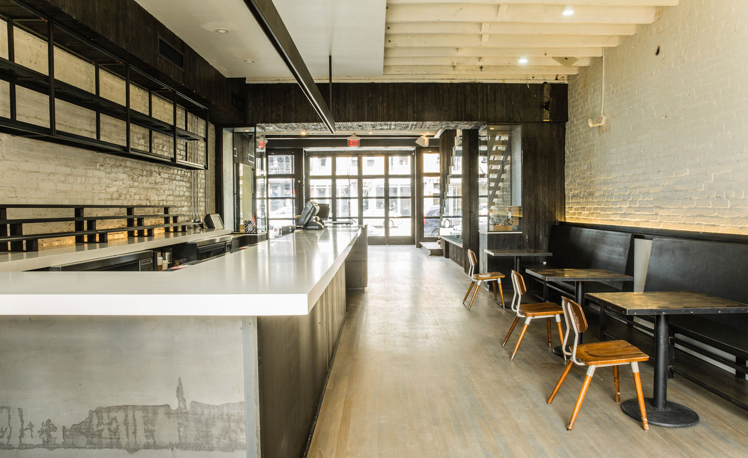 restaurant reception area