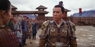 Donnie Yen as Commander Tung in Mulan