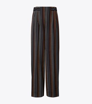 Tory Burch, gestreifte Jacquard-Hose