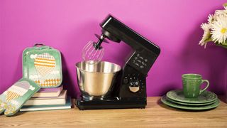 Hamilton Beach 6-Speed stand mixer being tested