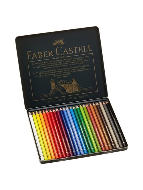 Faber-Castell Polychromos 24-Color Pencil Set