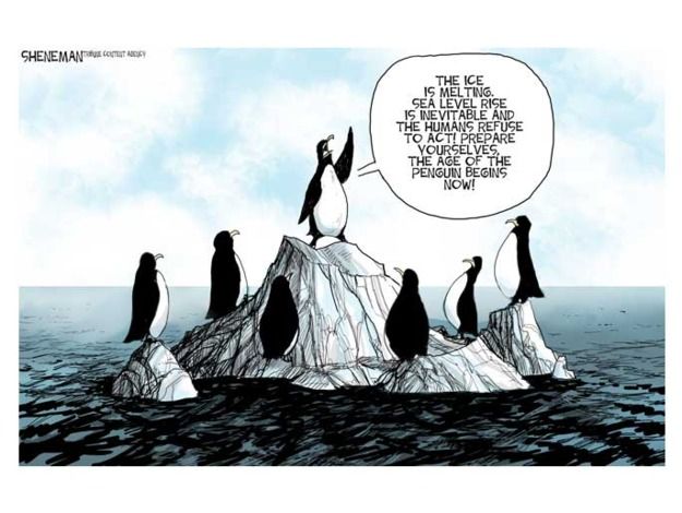 Editorial cartoon climate change