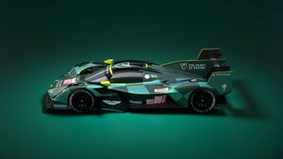 The Aston Martin Valkyrie Hypercar in WEC configuration