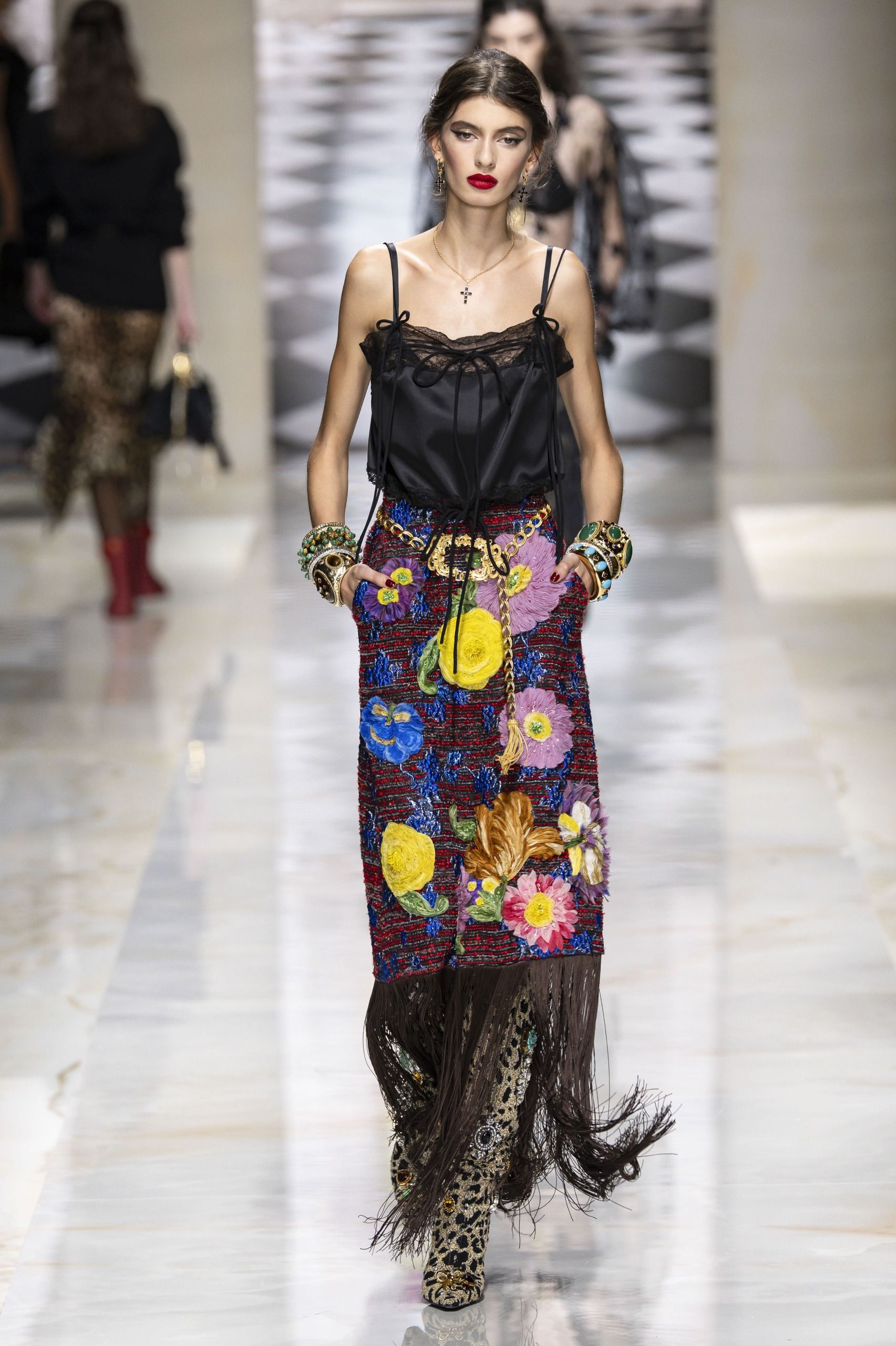 dolce & gabbana runway