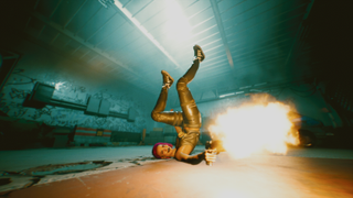 Cyberpunk 2077 pose photography