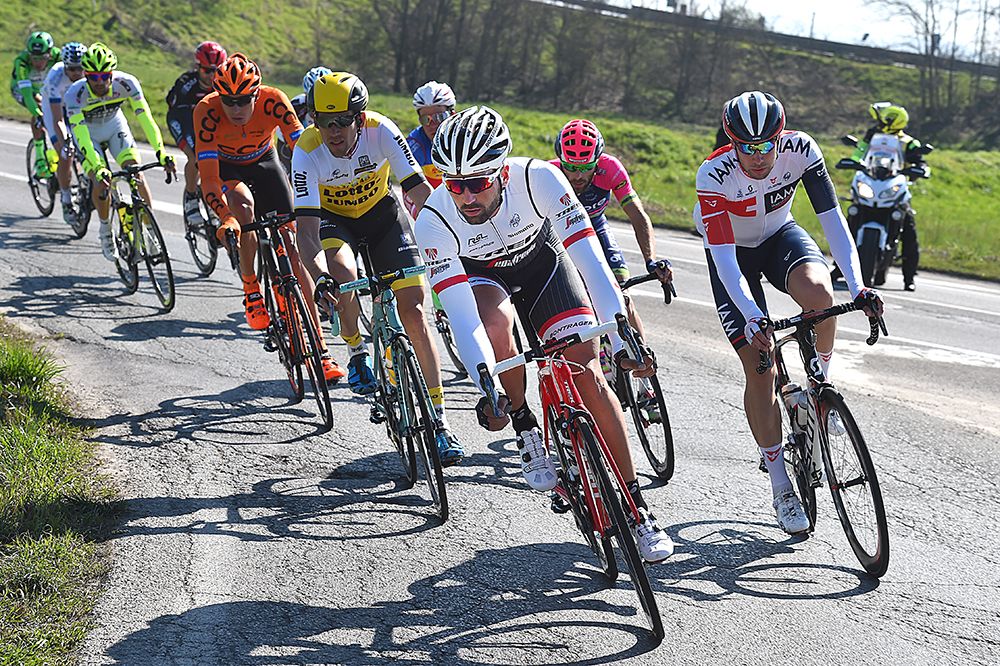 The breakaway in the 2016 Milan-Sanremo