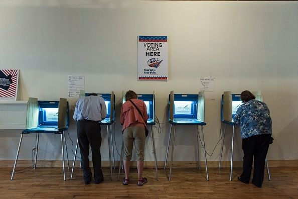 Voters cast early ballots in Minneapolis.