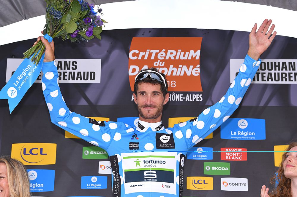 Brice Feillu (Fortuneo Samsic) leads the mountain classification