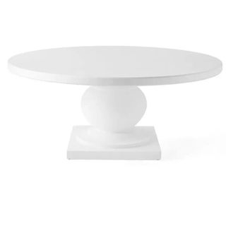 Serena and Lily Terrace Round Dining Table against a white background.