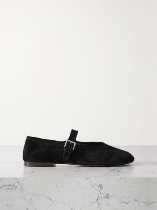 Boheme Suede Mary Jane Flats