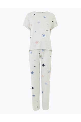 Star Print Short Sleeve Pyjama Set, M&S, £12.50