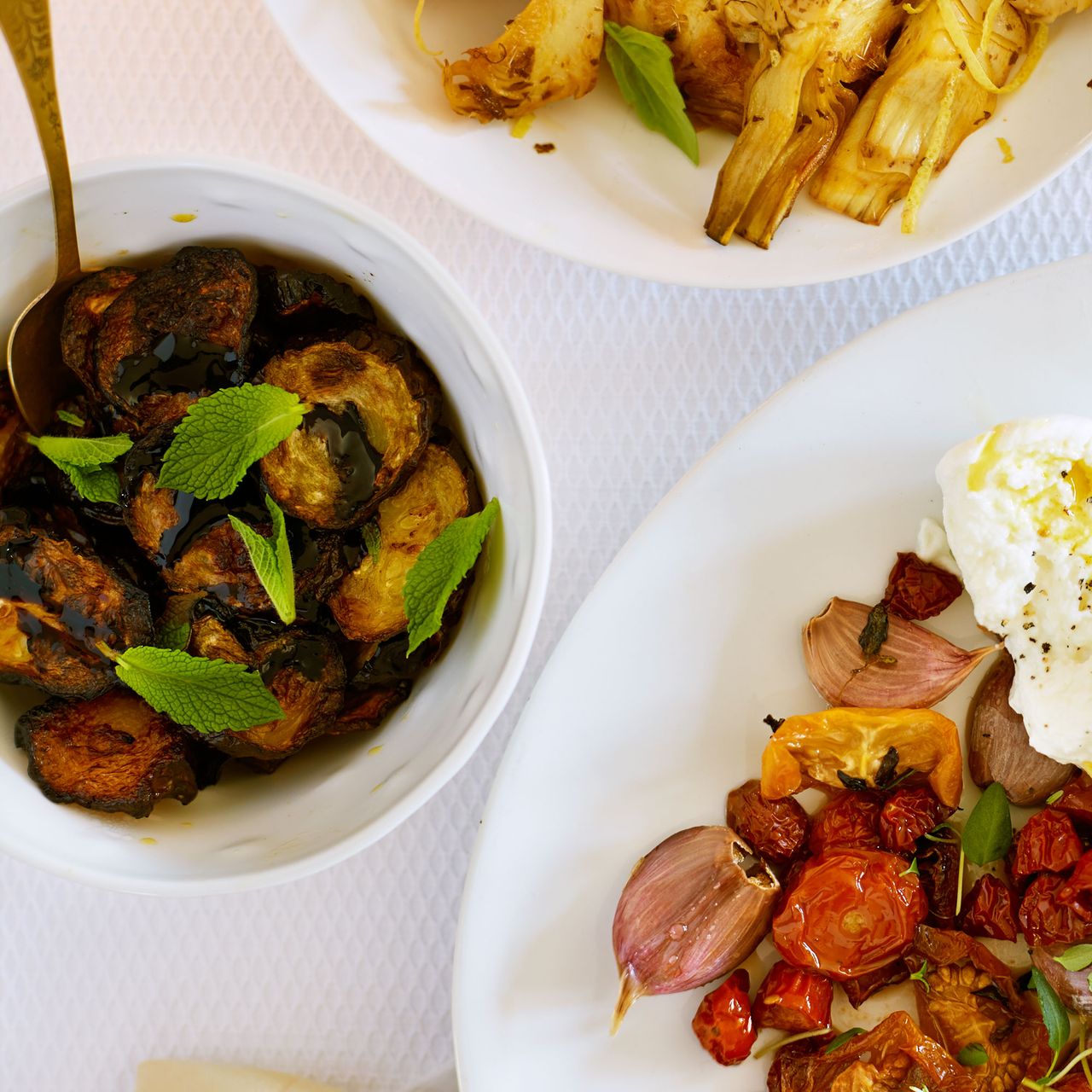 Courgettes in Mint and Balsamic