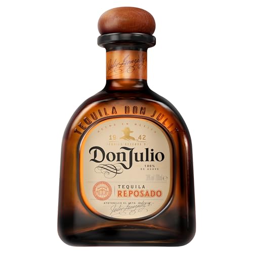 Don Julio Reposado Tequila | 38% Vol | 70cl | Luxury Tequila | Mellow | Elegant Flavour & Inviting Aroma | Recommended for a Mixed Drink or Cocktails | Rich & Smooth Finish