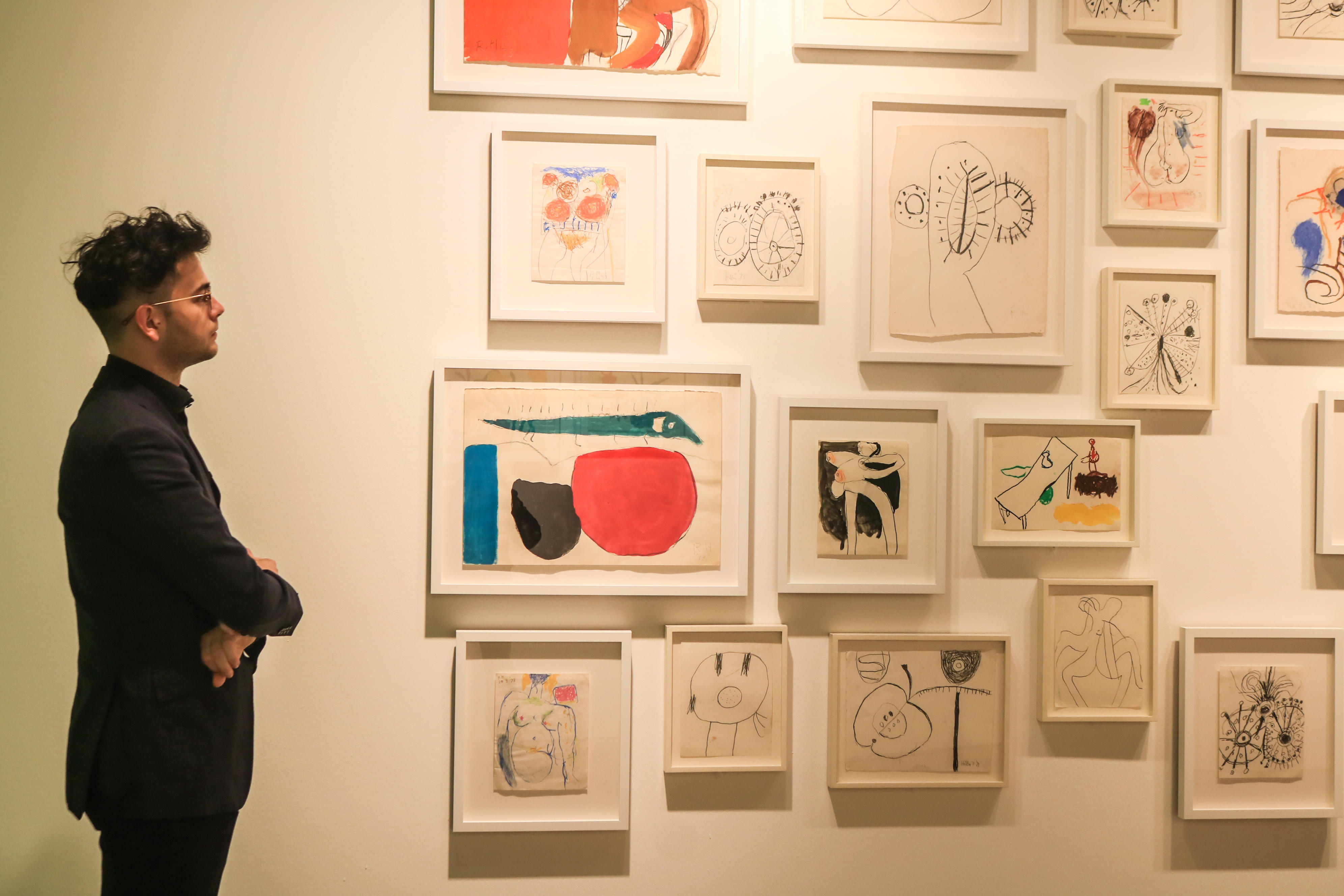 An exhibition of works created in the last year's of Roger Hilton's life.