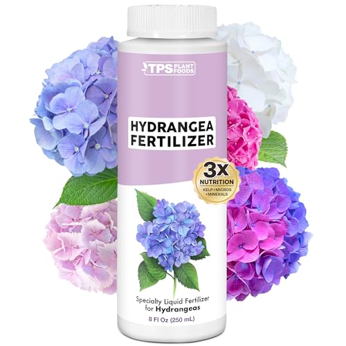 Hydrangea Fertilizer &amp;ndash; Liquid Plant Food for Bigger Blooms, Rich Flower Color &amp;amp; Stronger Root Development, 8 Oz