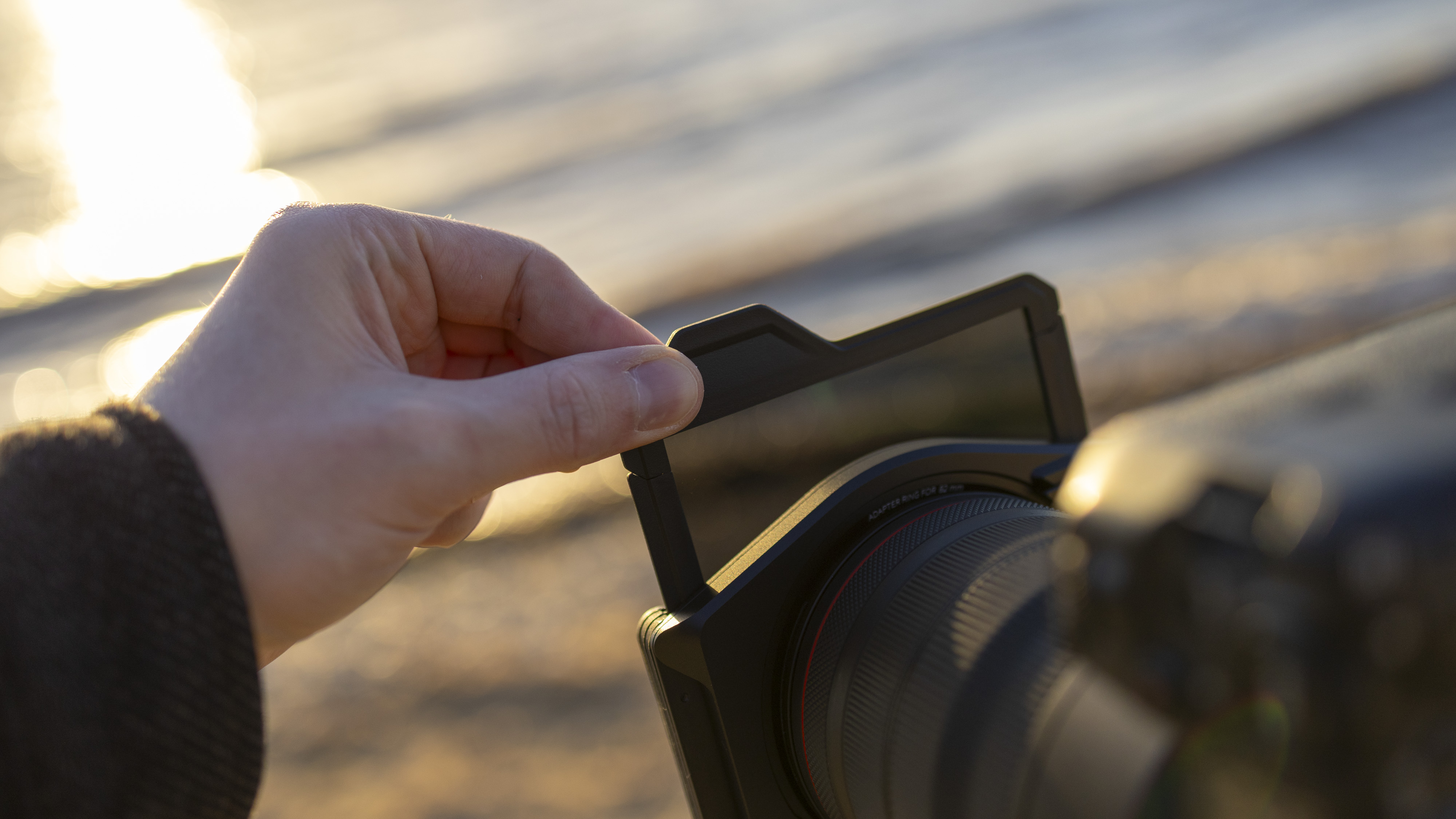 K&amp;amp;F Concept Graduated ND 100mm filter in use