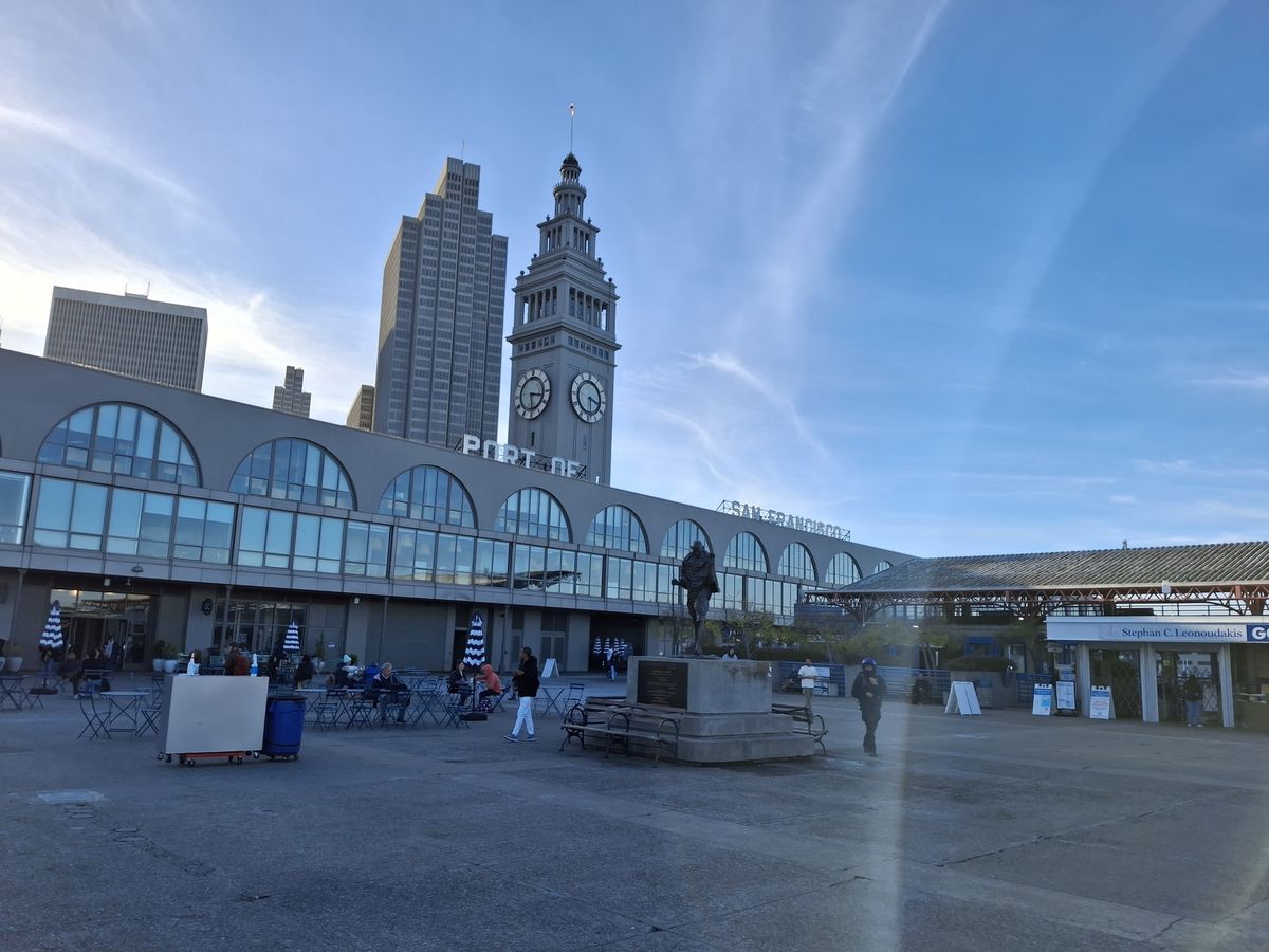 San Francisco Ferry Building shot by Galaxy A35