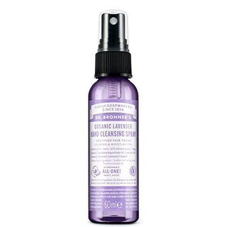 Spray desinfectante para manos de lavanda orgánica del Dr. Bronner