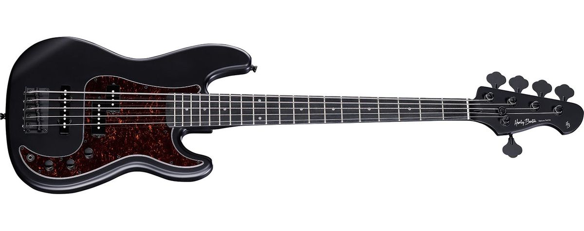 Harley Benton PJ Deluxe Satin Black