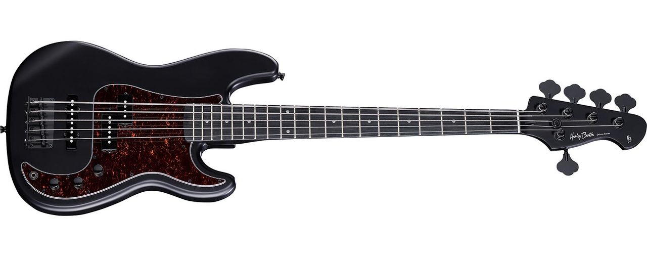 Harley Benton PJ Deluxe Satin Black