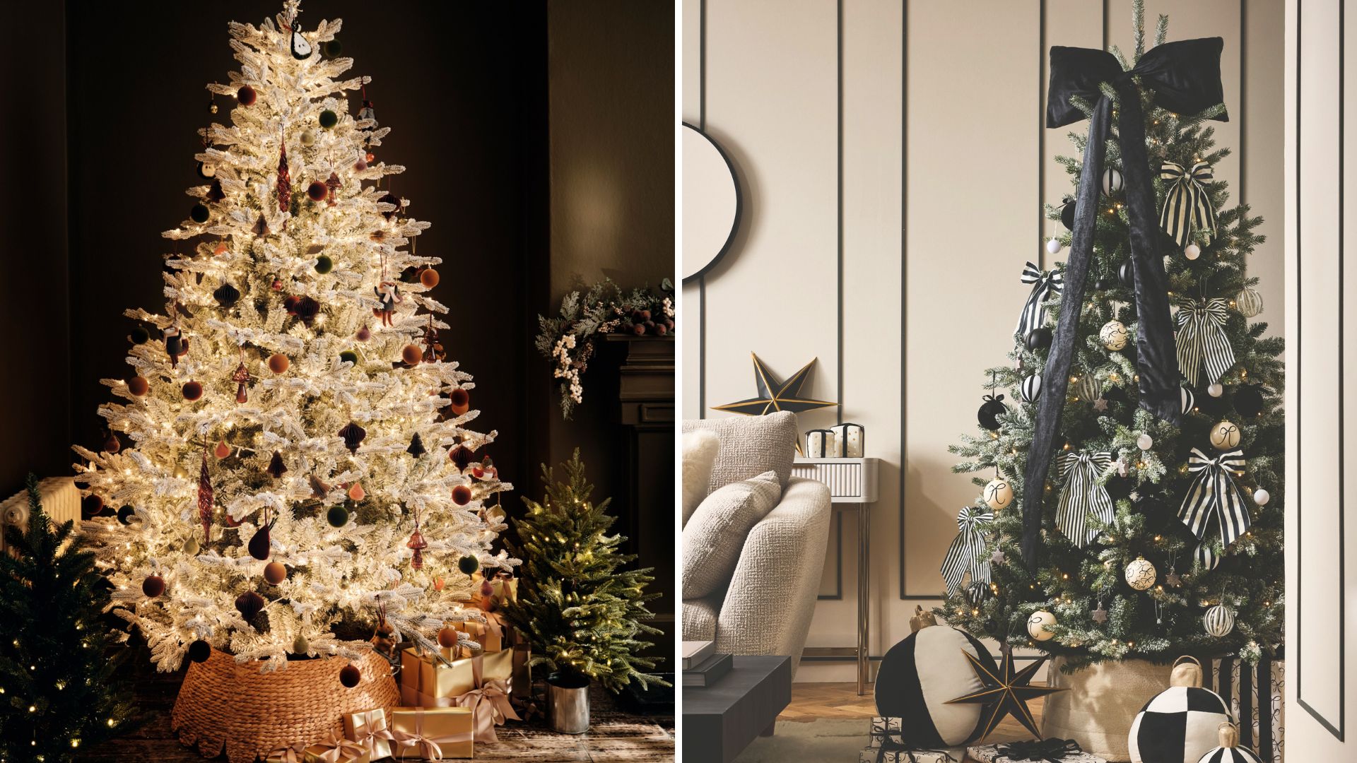 Dark Christmas tree themes