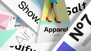 Selection of type set in Helvetica Now