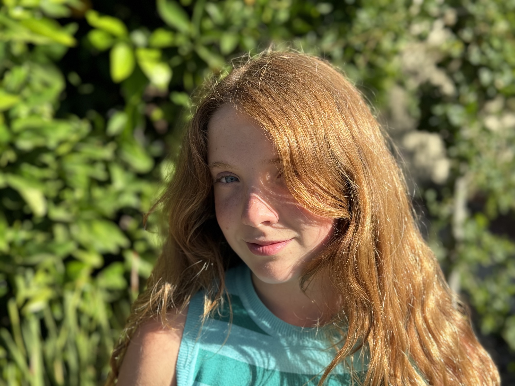 portrait shot of teenage by iPhone 15 Pro