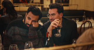 Himesh Patel and Daniel Levy in Good Grief