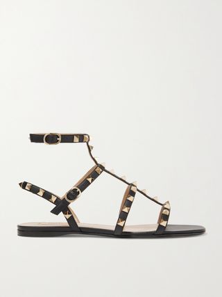 Rockstud Leather Sandals