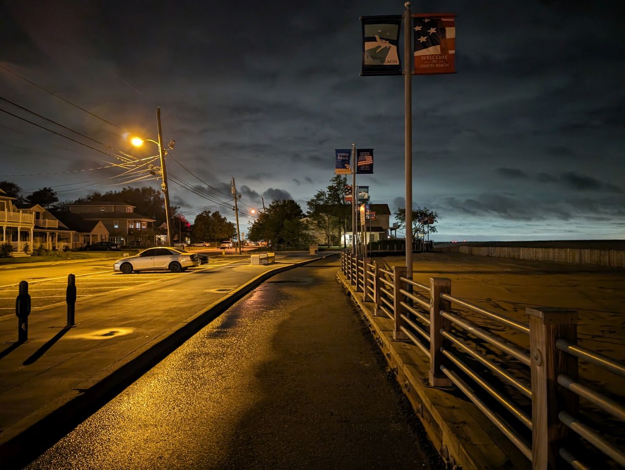 Google Pixel 8 high-contrast low light sample.