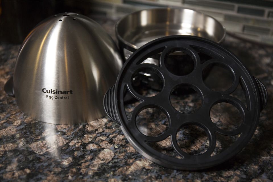 The Cuisinart CEC-10 egg cooker is easy to assemble and use, and its plastic parts are BPA-free.