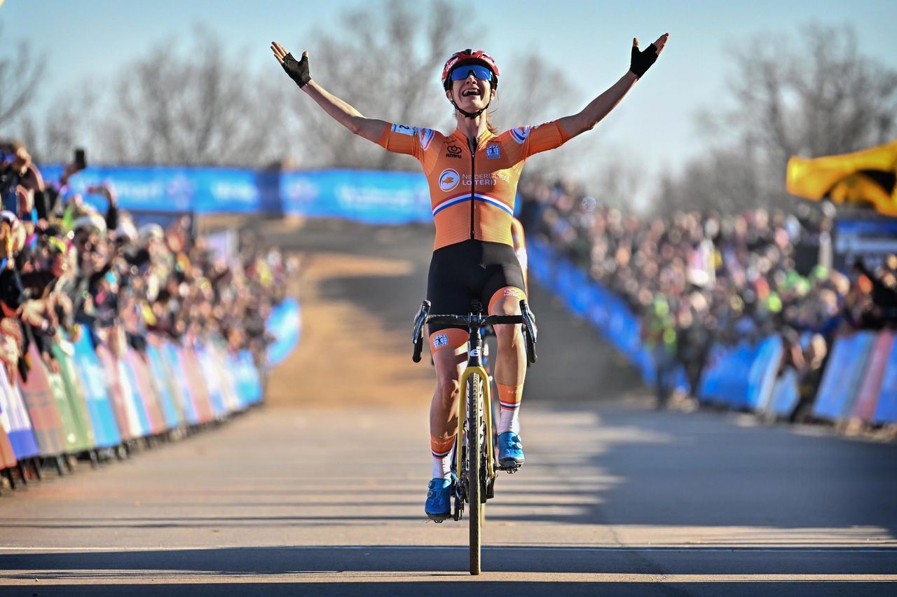 UCI Cyclocross world championships Fayetteville 2022 USA Women lite 29012022 Marianne Vos Netherlands Team Jumbo Visma Women photo Alex WhiteheadSW PixSprintCyclingAgency2022