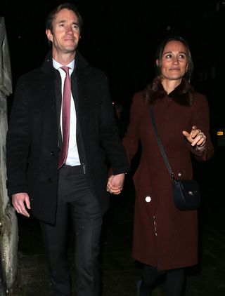 carole middleton pippa spotted charity christmas carol concert