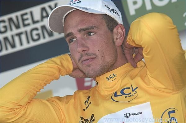 A nice fit: Degenkolb shows off his yellow jersey